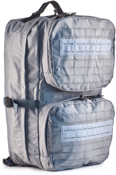 Рюкзак тактичний медика, сапера, рятувальника HELIOS VIVUS з набором вкладишів 40 л Сіра (3025-grey)