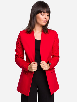 Піджак подовжений жіночий BeWear B102 87148 XL Red (5903068433559)