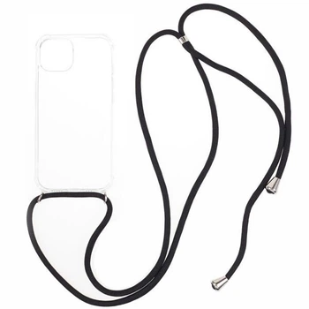 Силиконовый (TPU) чехол UniCase Carrying AirBag для iPhone 15 - Transparent