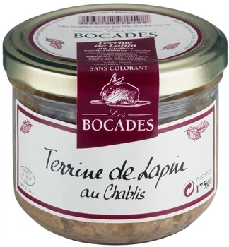 Террин Les Bocades из кролика с шабли 175 г (3700133909351)