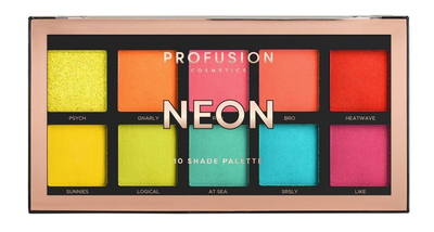 Cienie do powiek Profusion Neon 10 Shades 21 g (656497122185)