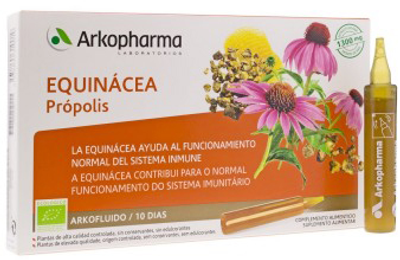 Suplement diety Arkopharma Arkofluido Echinacea + Propolis 10 ampułek (8428148453977)