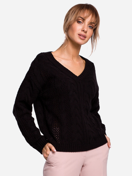 Пуловер жіночий Made Of Emotion M510 L/XL Чорний (5903068466465)