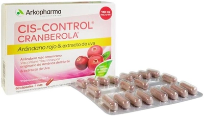 Suplement diety Arkopharma Cranberola Ciscontrol 60 kapsułek (8428148451959)
