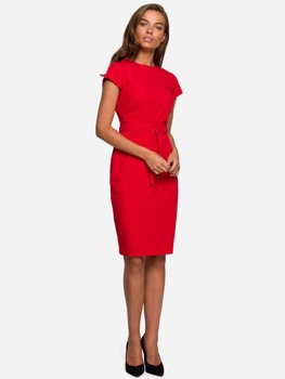 Sukienka ołówkowa damska elegancka Stylove S239 235491 XL Czerwona (5903068499296)