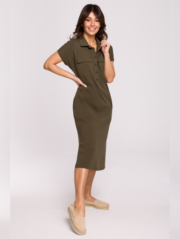 Плаття BeWear B222 1130316 S Khaki (5903887655248)