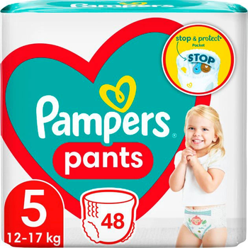 Підгузки-трусики Pampers Pants Розмір 5 (12-17 кг) 48 шт (8006540069325)