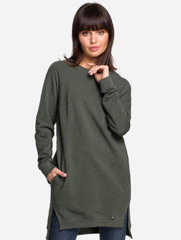 Bluza damska bez kaptura BeWear B101 87145 2XL Zielona (5903068433412)