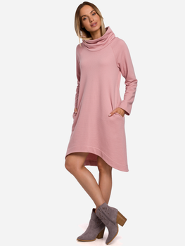Sukienka trapezowa damska Made Of Emotion M551 XL Różowa (5903068493676)