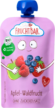 Фруктове пюре Frucht Bar Яблуко, лісові ягоди 100 г (4260133230439)