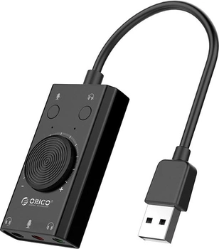 Karta dźwiękowa Orico USB Czarna (SC2-BK-BP)