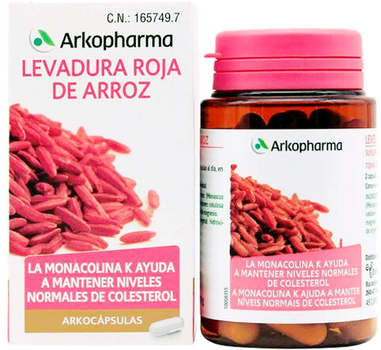 Suplement diety Arkopharma Red Yeast Rice 45 kapsułek (8428148455865)