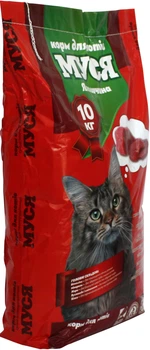 Сухий корм для котів Муся зі смаком яловичини 10 кг 18322 (4820097803683)