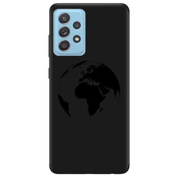 Чехол для Samsung Galaxy А52 черный матовый soft touch Planet (15020050150107221)