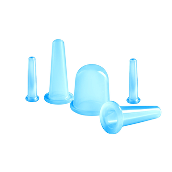 Комплект силиконовых массажных банок 4FIZJO 1,5-5,5 см (fit0009237) Голубой