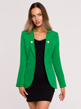 Піджак класичний жіночий Made Of Emotion M665 2XL Green (5903887663373)