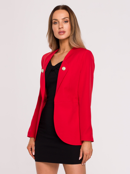Піджак класичний жіночий Made Of Emotion M665 2XL Red (5903887663229)