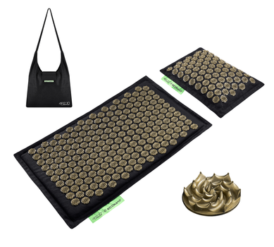 Набір килимок акупунктурний з подушкою 4FIZJO 68х42 см (fit0006384) Різнобарвний