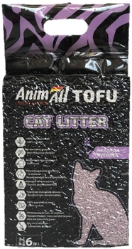 Наполнитель для кошачьего туалета AnimAll Тофу с ароматом лаванды Соевый комкующий 2.6 кг (6 л) (2000981139032/4820224500348)