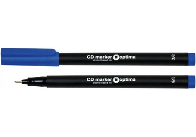 Маркер перманентний (спиртовий) для CD OPTIMA 0,4 мм, синій (O16108-02)