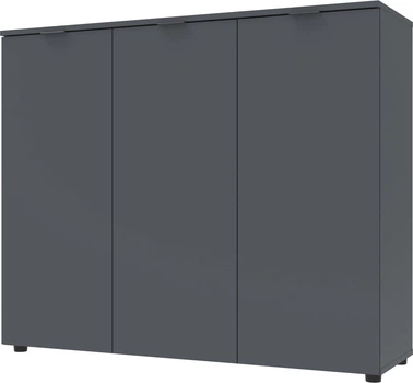 Комод Doros Рон 6 120 х 38 х 100 см 3 фасади Графіт (41516000)