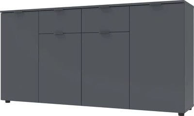 Комод Doros Рон 7 160 х 38 х 81 см 4 фасада 2 шухляды Графит (44900236)
