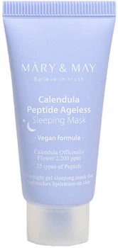 Maseczka do twarzy Mary&May Calendula Peptide Ageless żelowa 30 g (8809670682101)