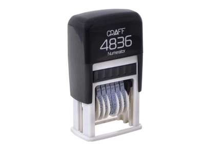 Міні-нумератор GRAFF 4836 пласт., 3 мм, 6-розряд., (GRF42141)