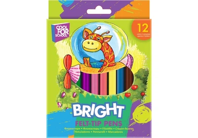 Фломастеры&nbsp;CoolForSchool&nbsp;Animal&nbsp;story&nbsp;12&nbsp;цв