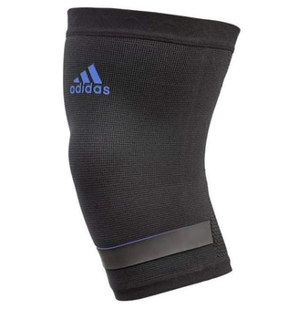 Фіксатор коліна Adidas Performance Knee Support чорний, синій Уні S ADSU-13321BL