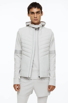 Жилет спортивный H&M 061104752 XS Светло-серый