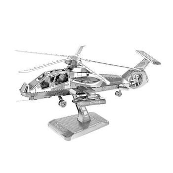 3D металевий пазл гелiкоптер RAH-66