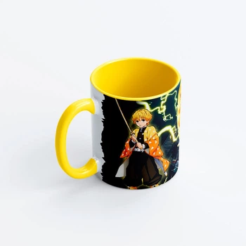 Чашка Fan Girl Зеницу Клинок, рассекающий демонов - Demon Slayer Yellow 330 мл (16465)