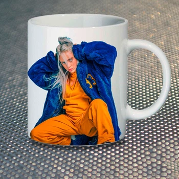 Чашка Билли Айлиш Billie Eilish Белая (7077)