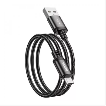 Кабель для зарядки и передачи данных HOCO X89 Wind Черный 1 м USB – Micro USB (X89)