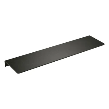 Полиця для ванної з алюмінію DISFACT BR-Loft L-type 50cm (Темно-сіра)