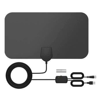 Комнатная активная комнатная T2 антенна 360DEX KITE-DA8 (210x120mm) Black