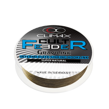 Повідковий матеріал Climax Cult Feeder Gravilink 10m 0.25mm 10kg camoubrown