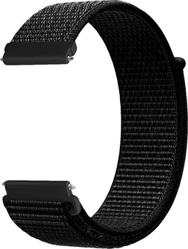 Нейлоновий ремінець Sport Loop (22 мм) Black (28072-2B)