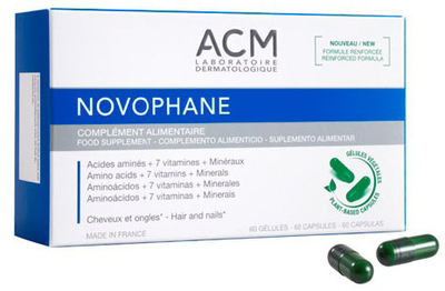 Suplement diety ACM Laboratoire Novophane 60 kapsułek (3760095250168)