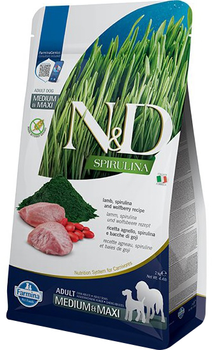 Сухий корм для собак Farmina N&D Spirulina Lamb Adult Med/Maxi 2 кг (8010276041074)