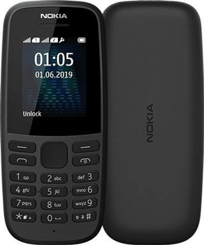 Telefon komórkowy Nokia 105 DualSim Black (105DSTA1174Black)