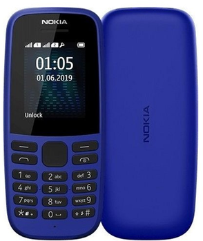 Мобільний телефон Nokia 105 TA-1203 Blue (105SSTA1203Blue)
