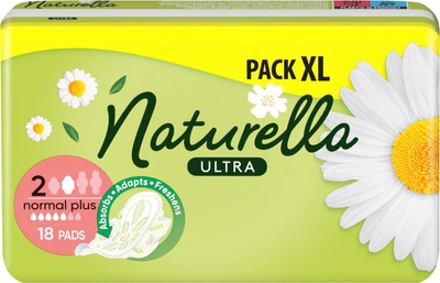 Гігієнічні прокладки Naturella Ultra Normal Plus (Розмір 2) 18 шт (8006540098257)