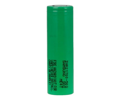 Аккумулятор 21700 Li-Ion Samsung INR21700-50S 5000mAh, 25A, 4.2/3.6/2.5V, Green