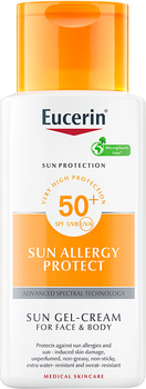Сонцезахисний кремовий гель Eucerin Sun Allergy Protect SPF 50 150 мл (4005808581184)