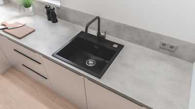 Кухонний змішувач GROHE QuickFix Start 304702430 чорний