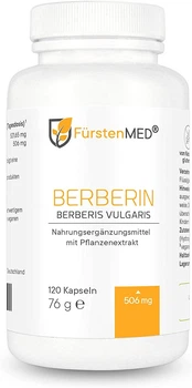 Берберин (Berberine) 506 мг FurstenMED - 120 капсул