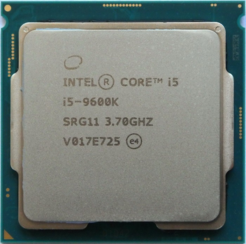 Процесcор Intel Core i5-9600k 4.6 GHz. 6 ядра/6 потока. Soket 1151. Tray
