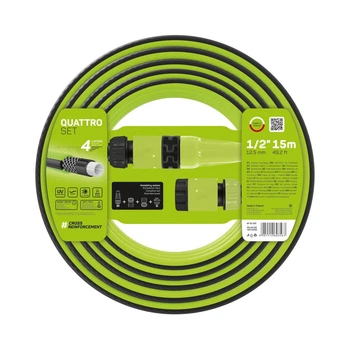 Поливочный набор QUATTRO шланг 1/2” 15 м + комплект конекторов Celfast Cellfast
